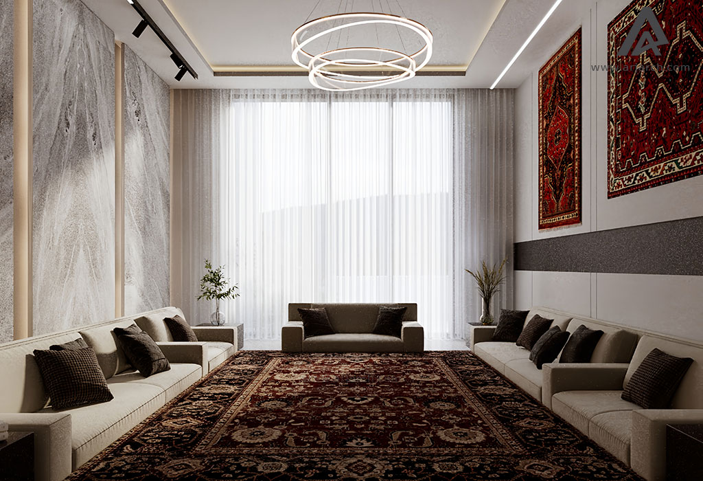 پروژه مدرن و لوکس آذرخش 4 - گروه معماری و ساختمانی ارج مشهد