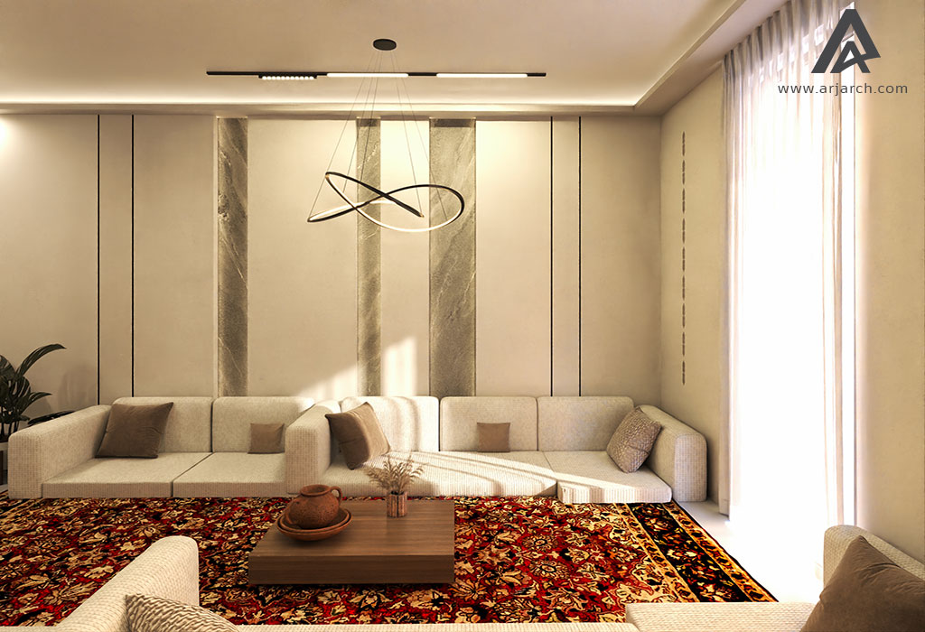 پروژه مدرن و لوکس آذرخش 5 - گروه معماری و ساختمانی ارج مشهد