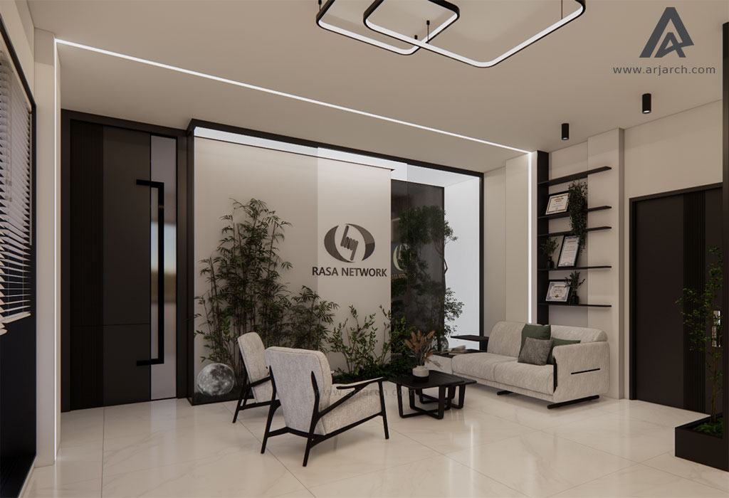 پروژه دفتر کار اداری بلوار سجاد - گروه معماری وساختمانی ارج